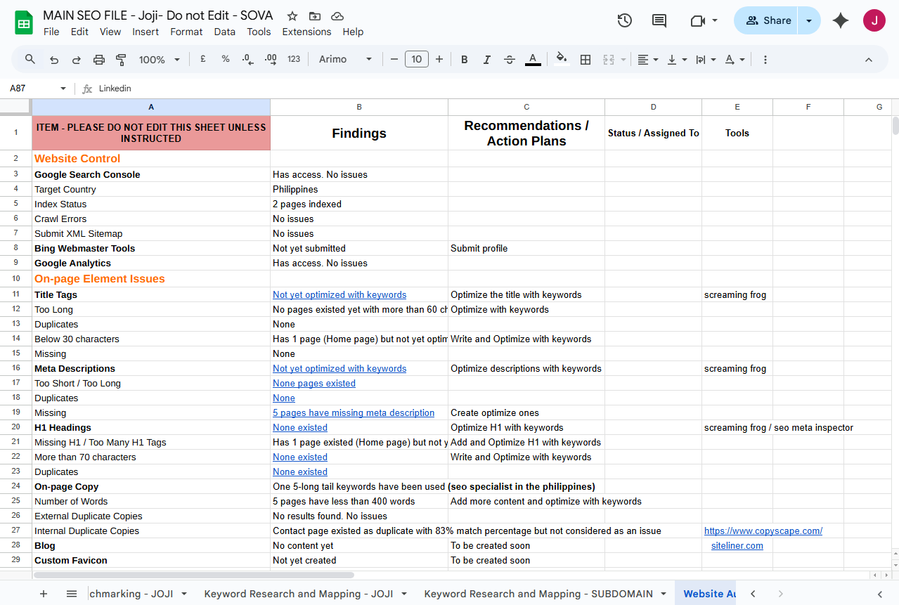 Website Audit